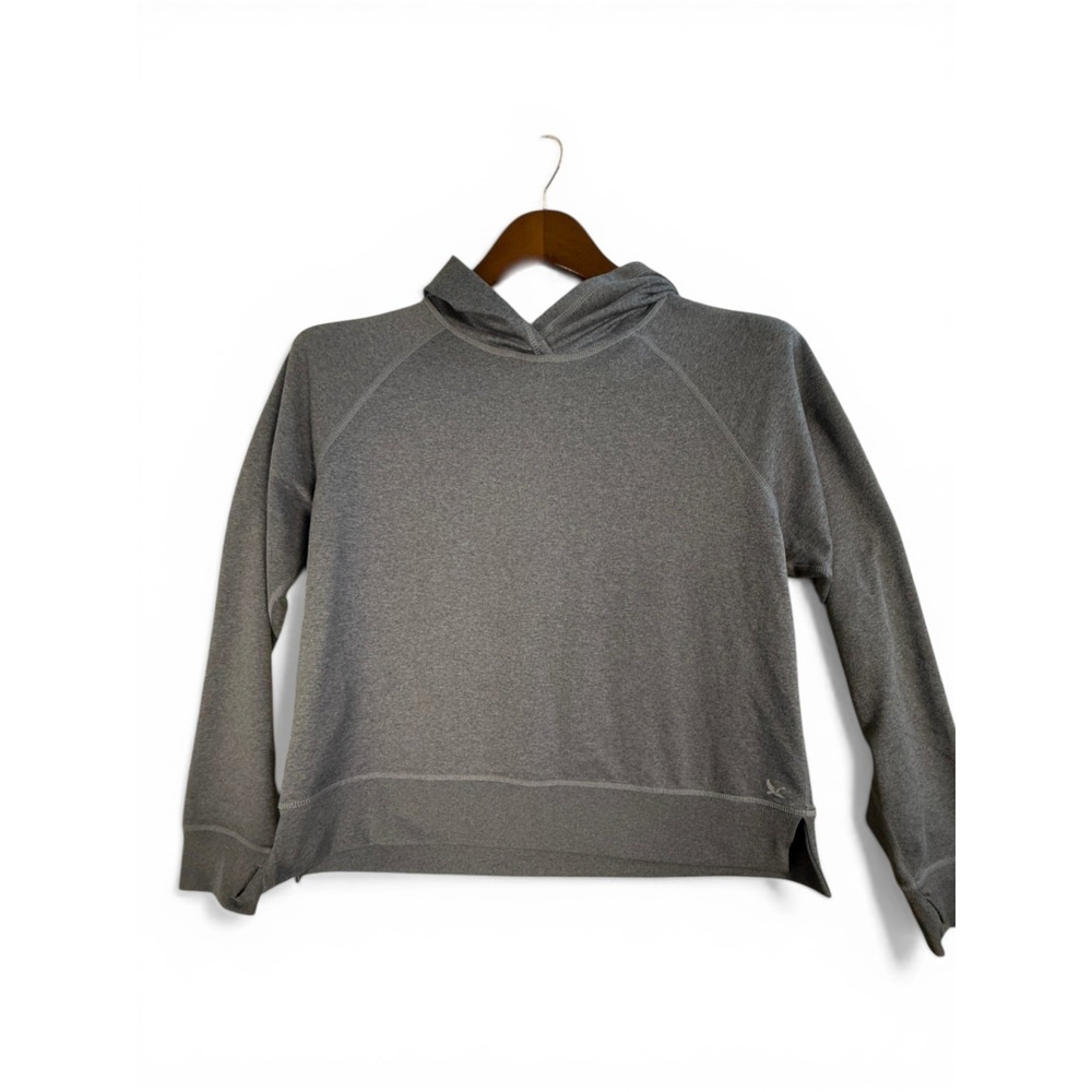 Eddie Bauer Sweatshirt Women's Size Large Blue Pullover Hoodie Lightweight Soft - Picture 8 of 11